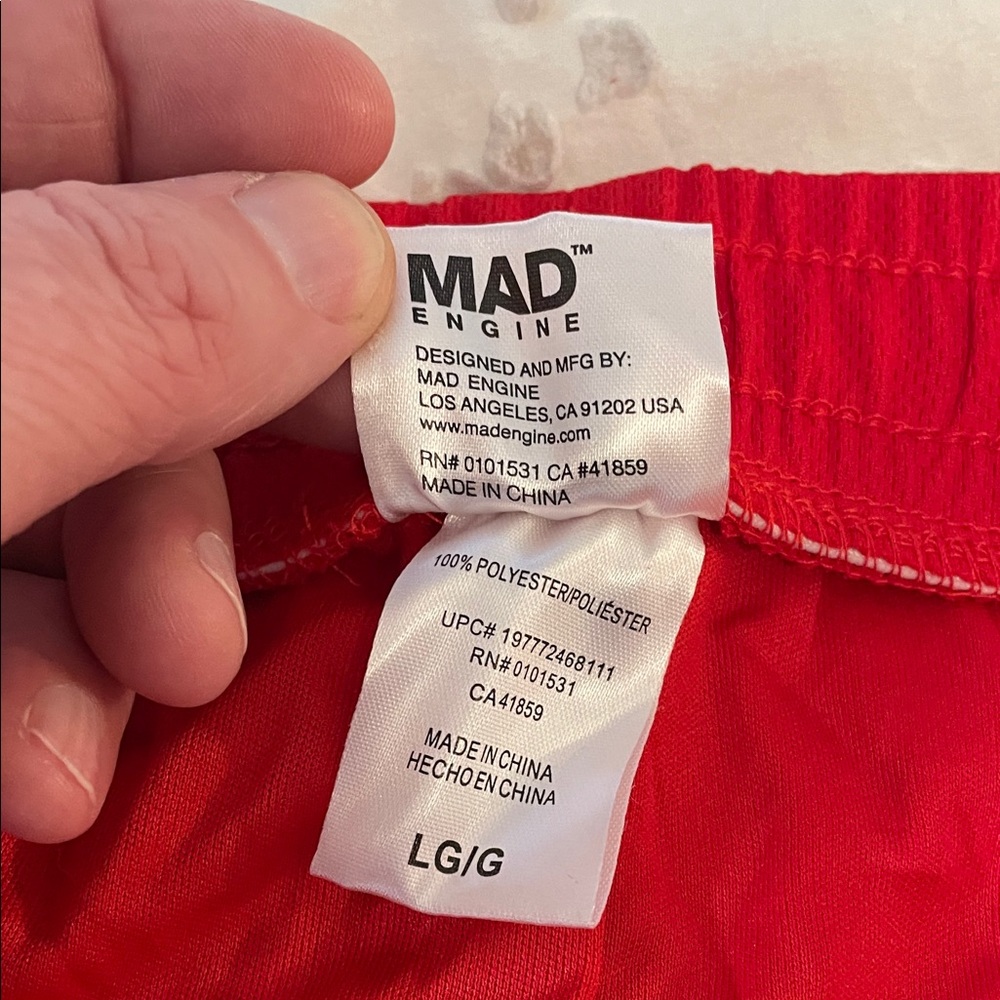 Miller High Life Red Men's mesh Athletic Shorts nwt - Picture 6 of 11
